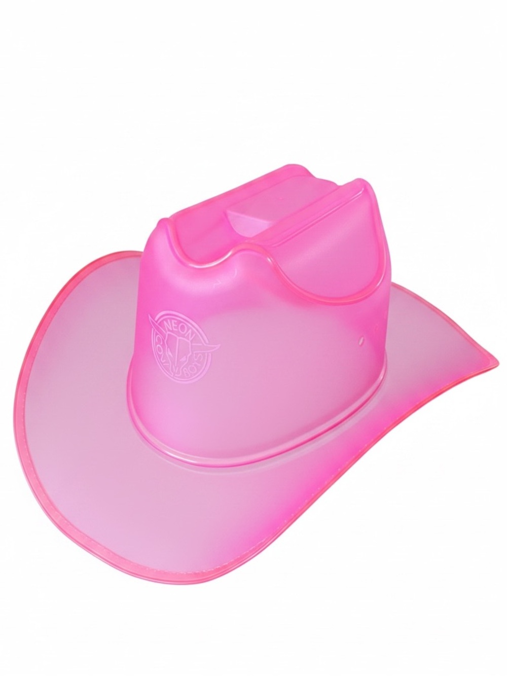 Neon Cowboy pink space cowboy light up hat